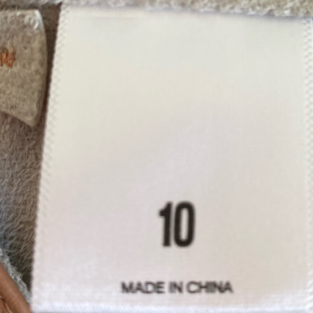 Express Tan Faux Leather Pants Size 10 - Picture 4 of 8